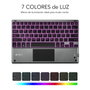 Subblim Teclado Smart Backlit con Touchpad Gris